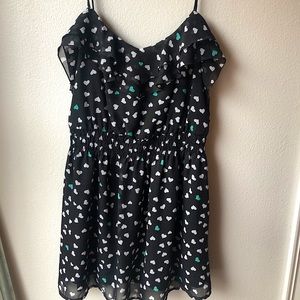 Strappy black dress
